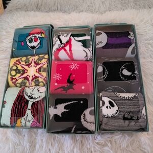 The Nightmare Before Christmas Crew Socks Bundle